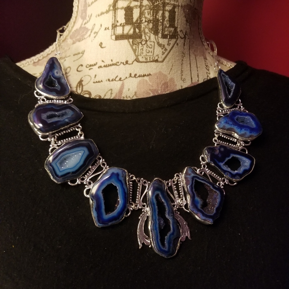 Batswana Agate 925 Statement Piece - image 7